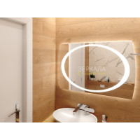 Зеркало для ванной с подсветкой Авелино СТ 110х70 см